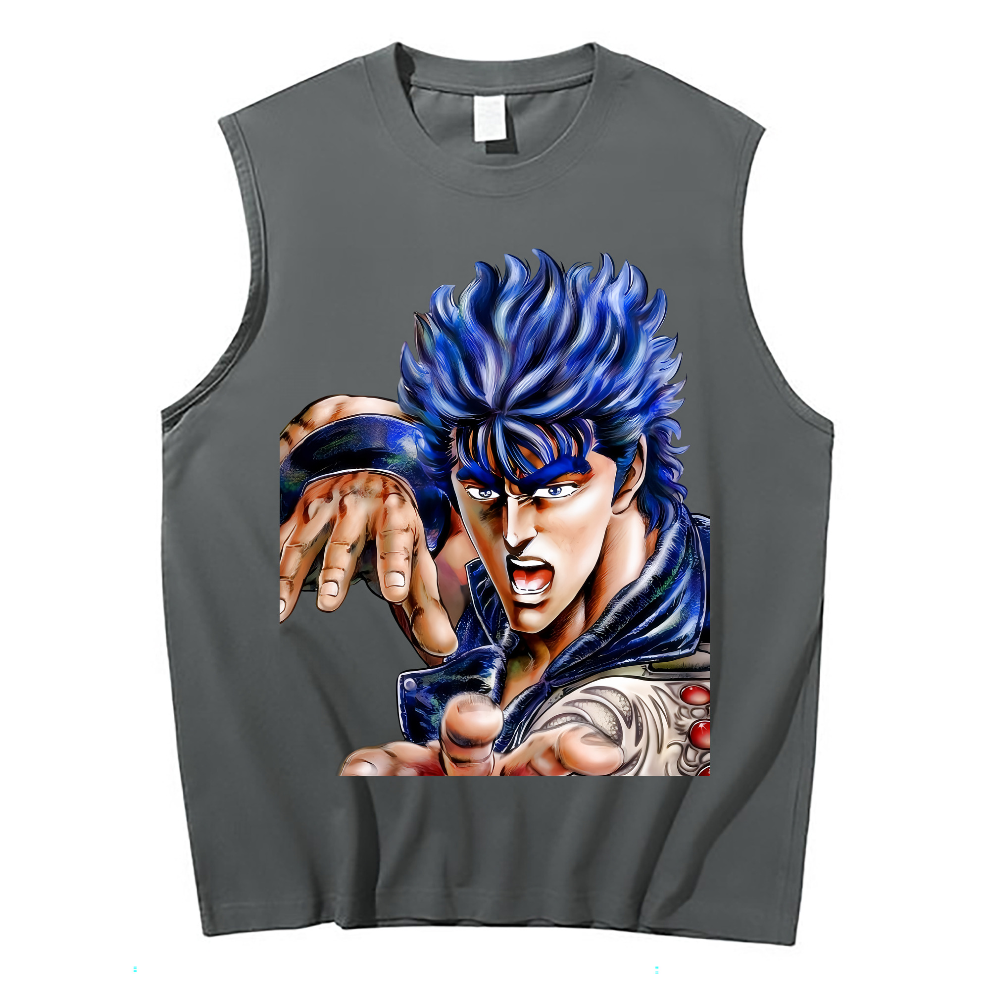 （画像用） 北斗の拳 Fist of the North Star コットン100％タンクトップ（フロントプリント）